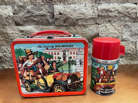 Vintage 1962 Beverly Hillbillies Metal Lunch Box and 